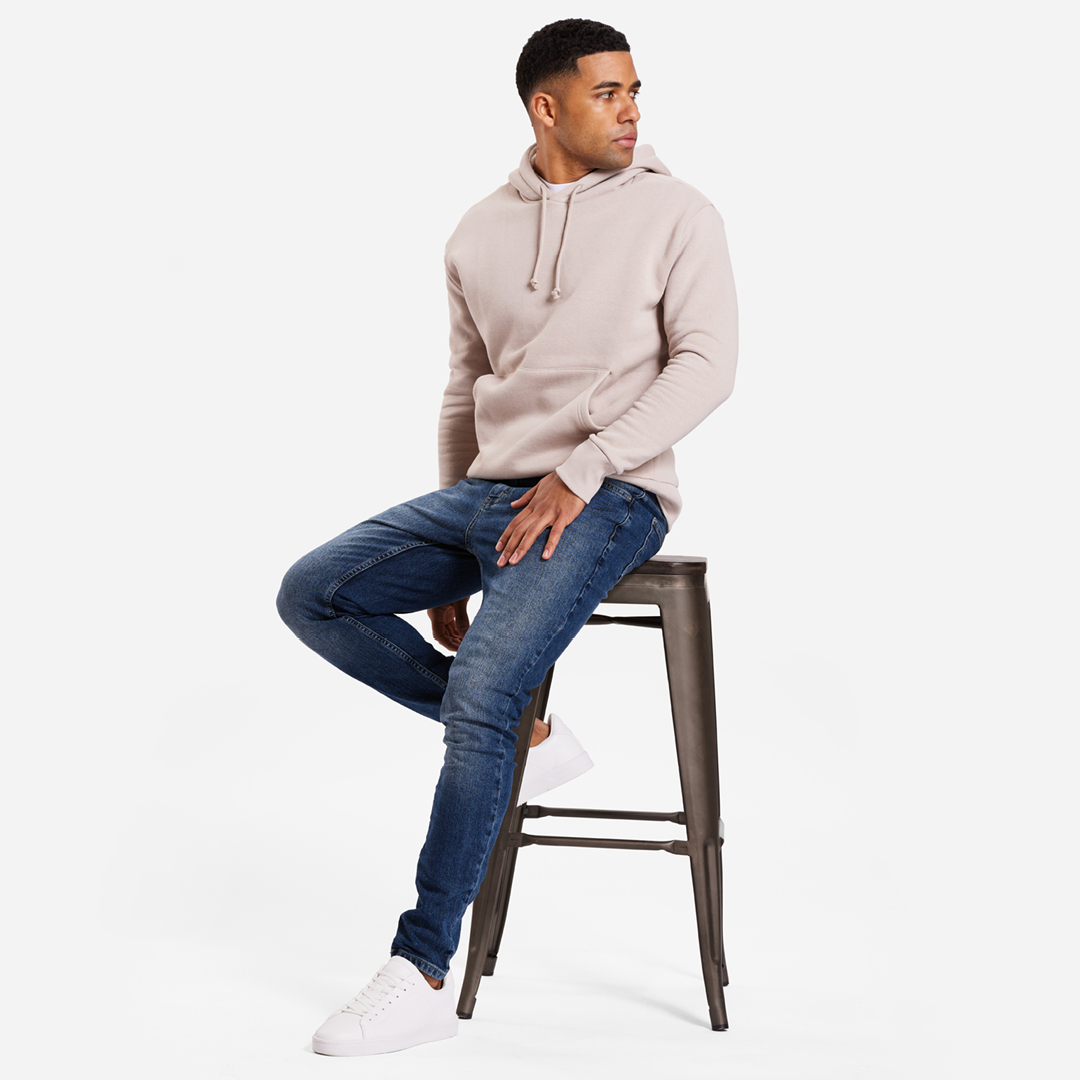 Serrano Slim Fit Jeans - Mid Blue