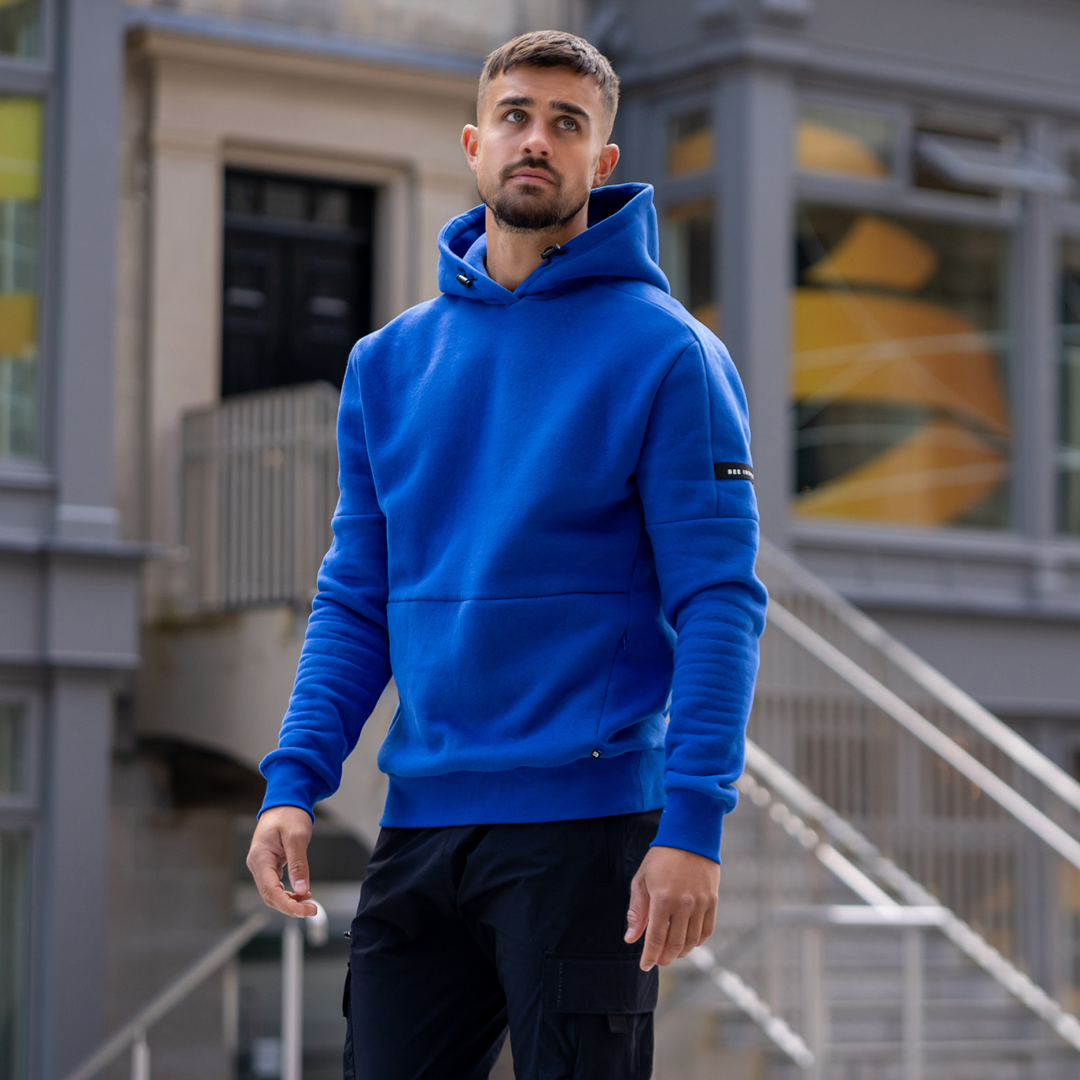 Neto Overhead Hoodie - Cobalt