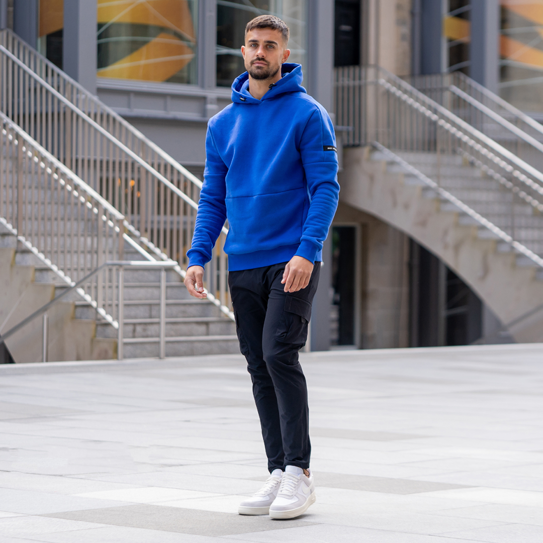 Neto Overhead Hoodie - Cobalt
