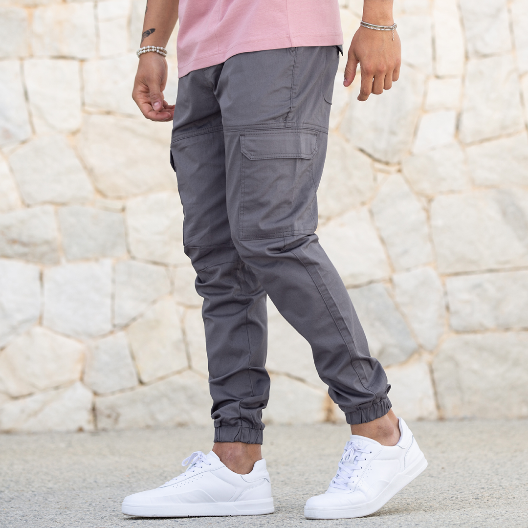 Rivero Cargo Pants - Grey