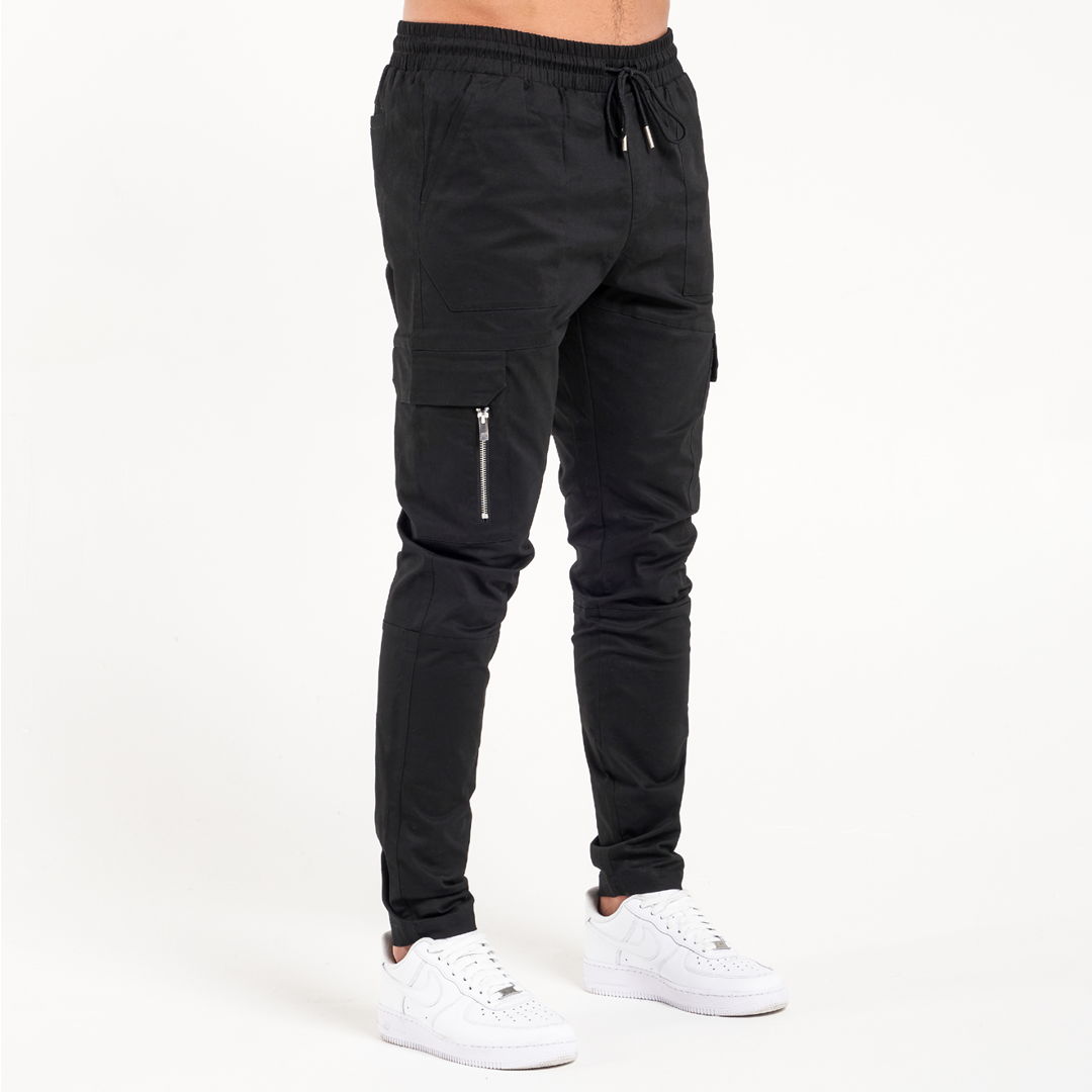 Lyndon Cargo Pants - Black