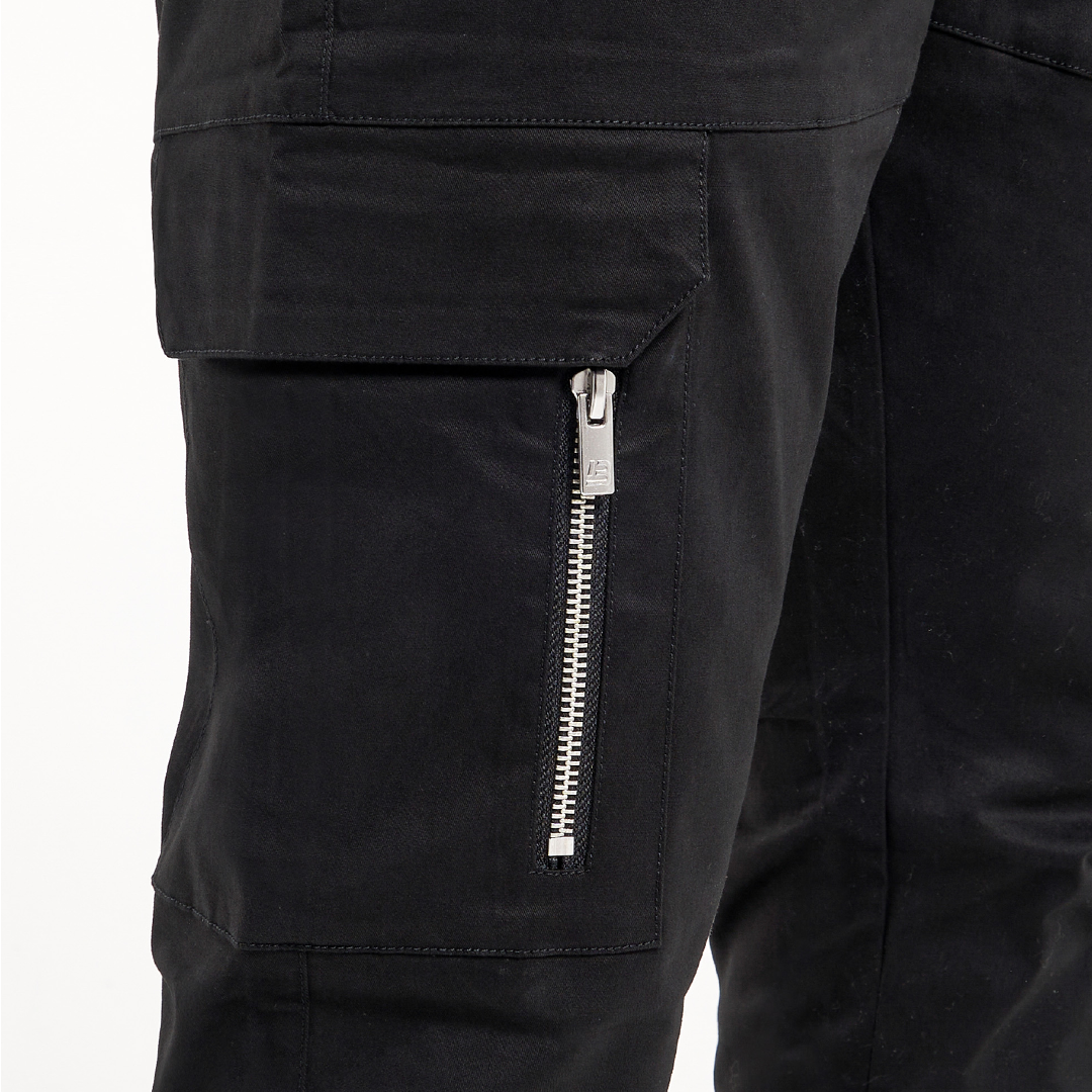 Lyndon Cargo Pants - Black