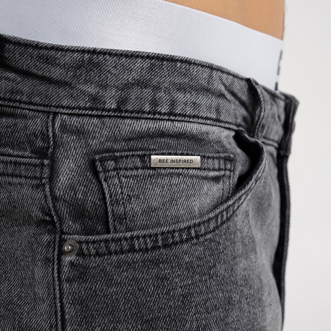 Bremer Loose Fit Jeans - Washed Black